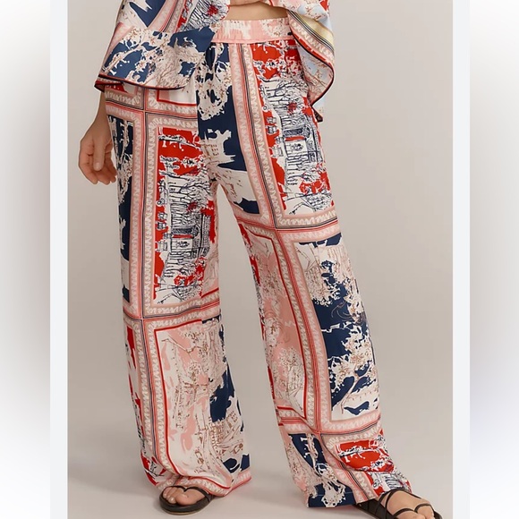 Maeve / Anthropologie silk pants - Picture 3 of 7